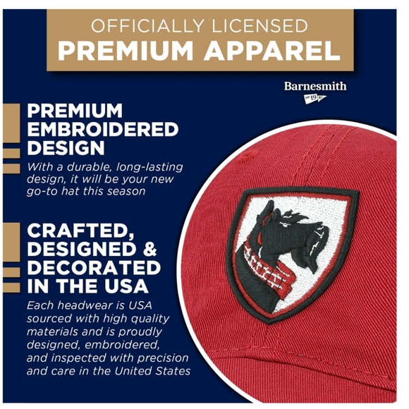 Carnegie Mellon University Spirit Baseball Hat One-Size - Picture 7 of 7